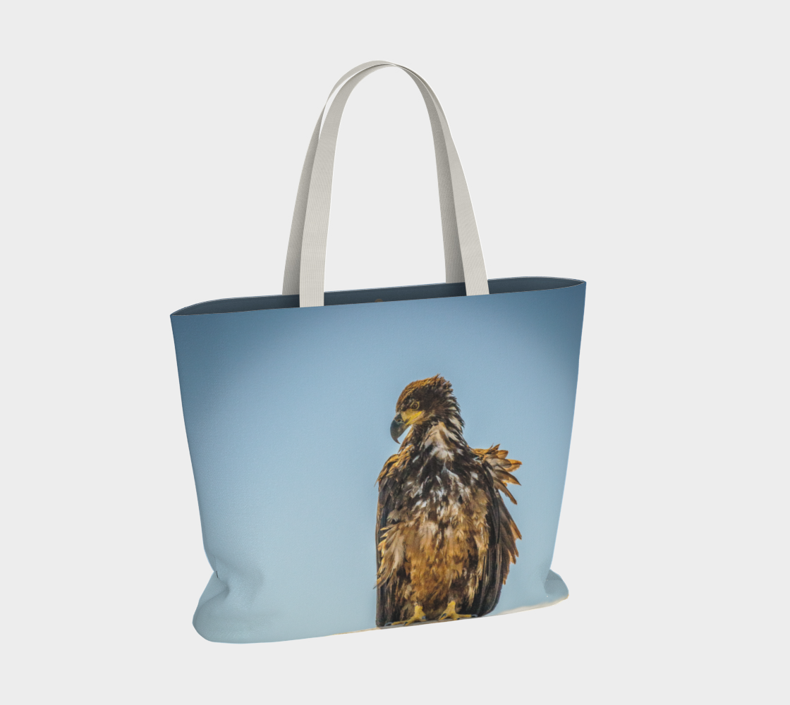 Van Isle Goddess Eye on You Eagle oversized Market Tote. 