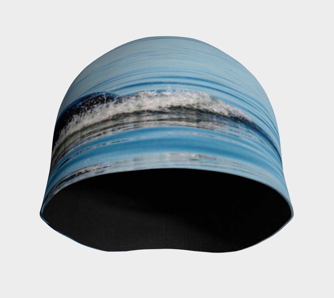 Front side Orca Spray beanie.