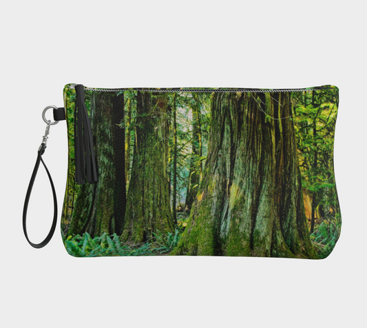 The Ancients Cathedral Grove Vegan Leather Makeup Bag
