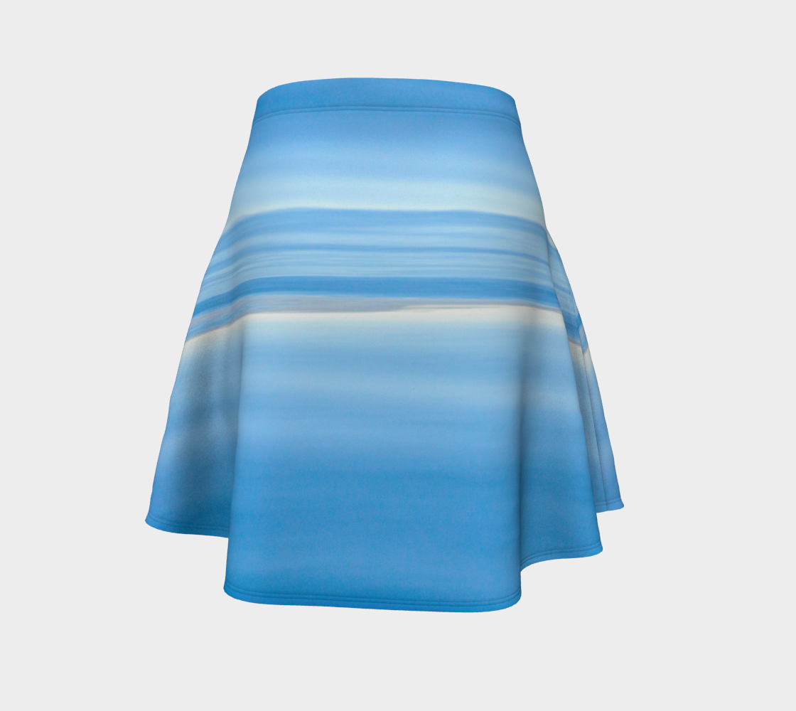 Ocean Blue Flare Skirt