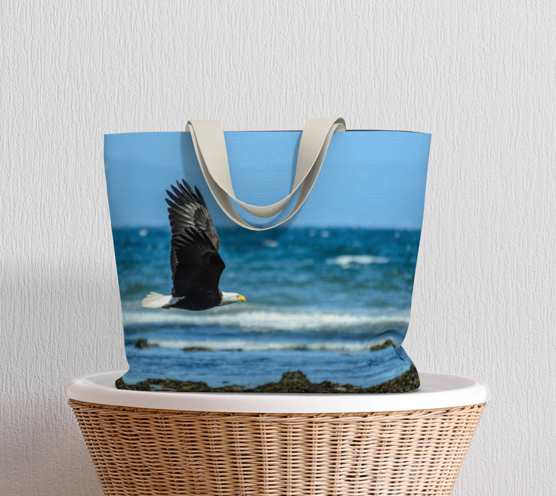 Van Isle Goddess Fly Like A Eagle oversized market tote.