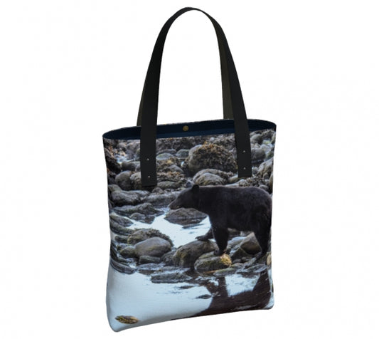 Bear Reflection Ucluelet Basic or Urban Tote Bag