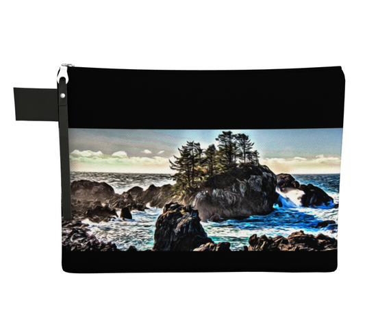 Coastal Energy Zipper Carry All by Vanislegoddess.com available in 4 sizes.
