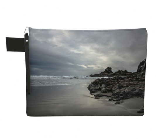 Cox Bay Afternoon Zipper Carry All by Vanislegoddess.com available in 4 sizes.