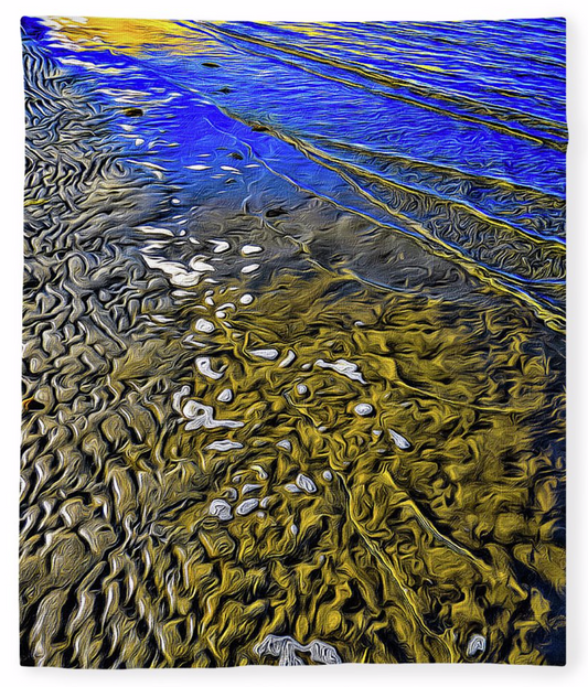 Ebb and Flow Fleece Blankets