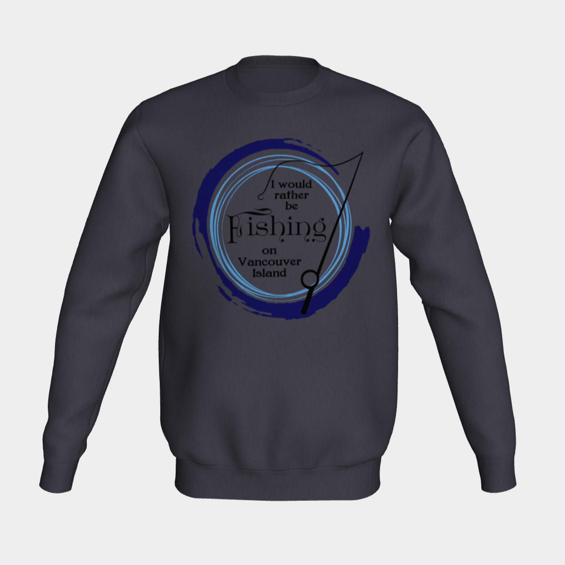 Rather Be Fishing Crewneck Sweatshirt What’s better than a super cozy sweatshirt? A super cozy sweatshirt from Van Isle Goddess!  Super cozy unisex sweatshirt for those chilly days.  Excellent for men or women.   Fit is roomy and comfortable. 