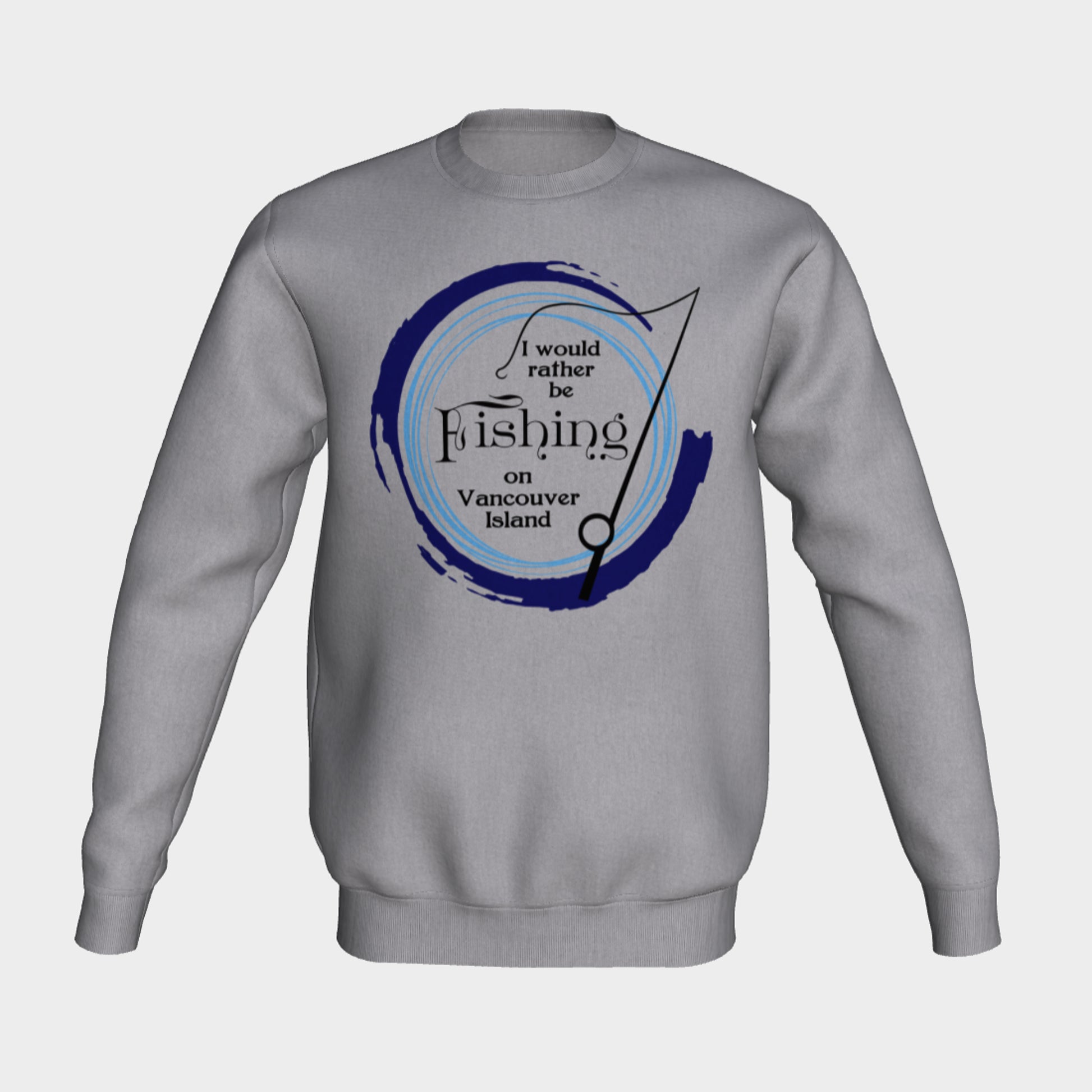 Rather Be Fishing Crewneck Sweatshirt What’s better than a super cozy sweatshirt? A super cozy sweatshirt from Van Isle Goddess!  Super cozy unisex sweatshirt for those chilly days.  Excellent for men or women.   Fit is roomy and comfortable. 