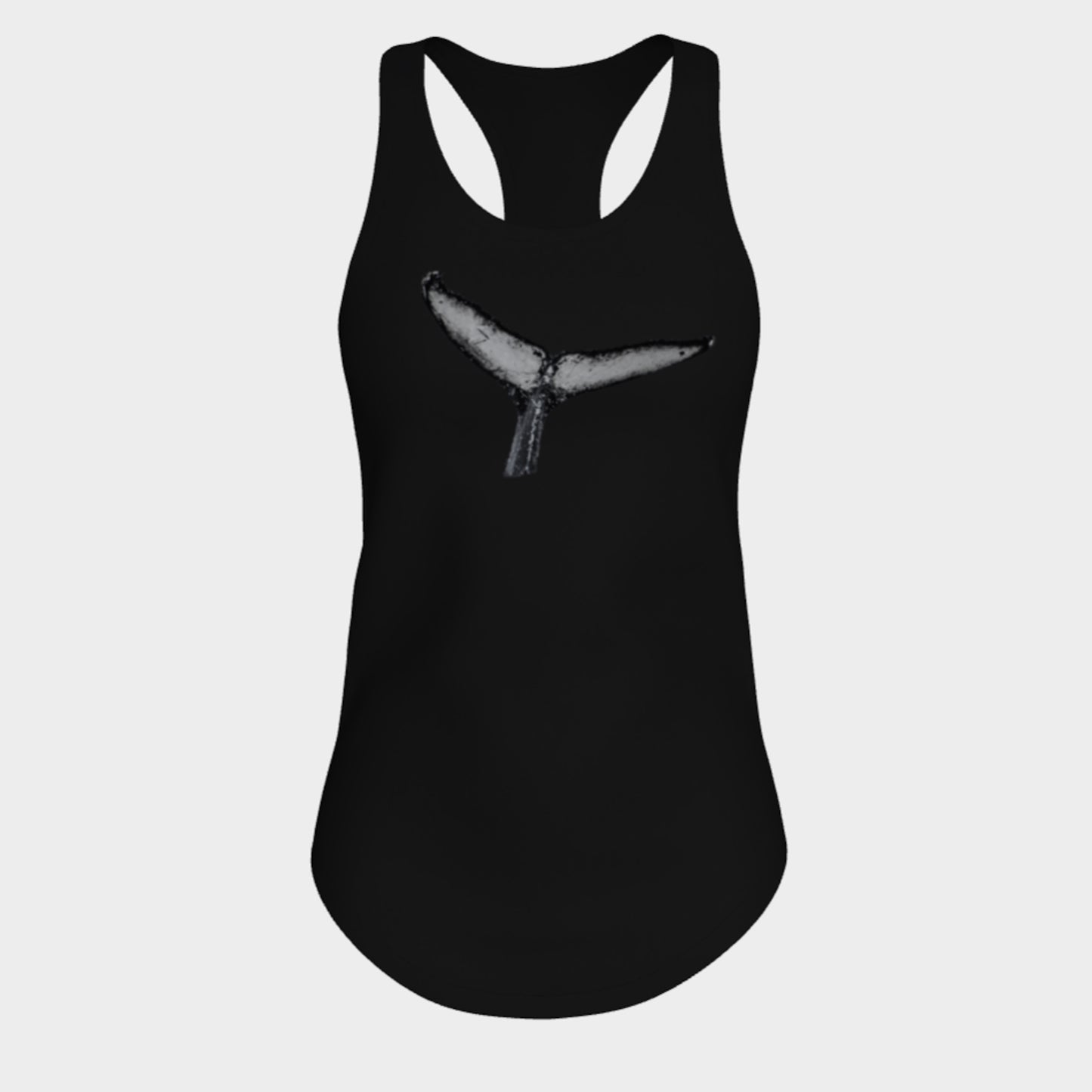 Humpback Whale Tail Racerback Tank Top  Excellent choice for the summer or for working out. 
