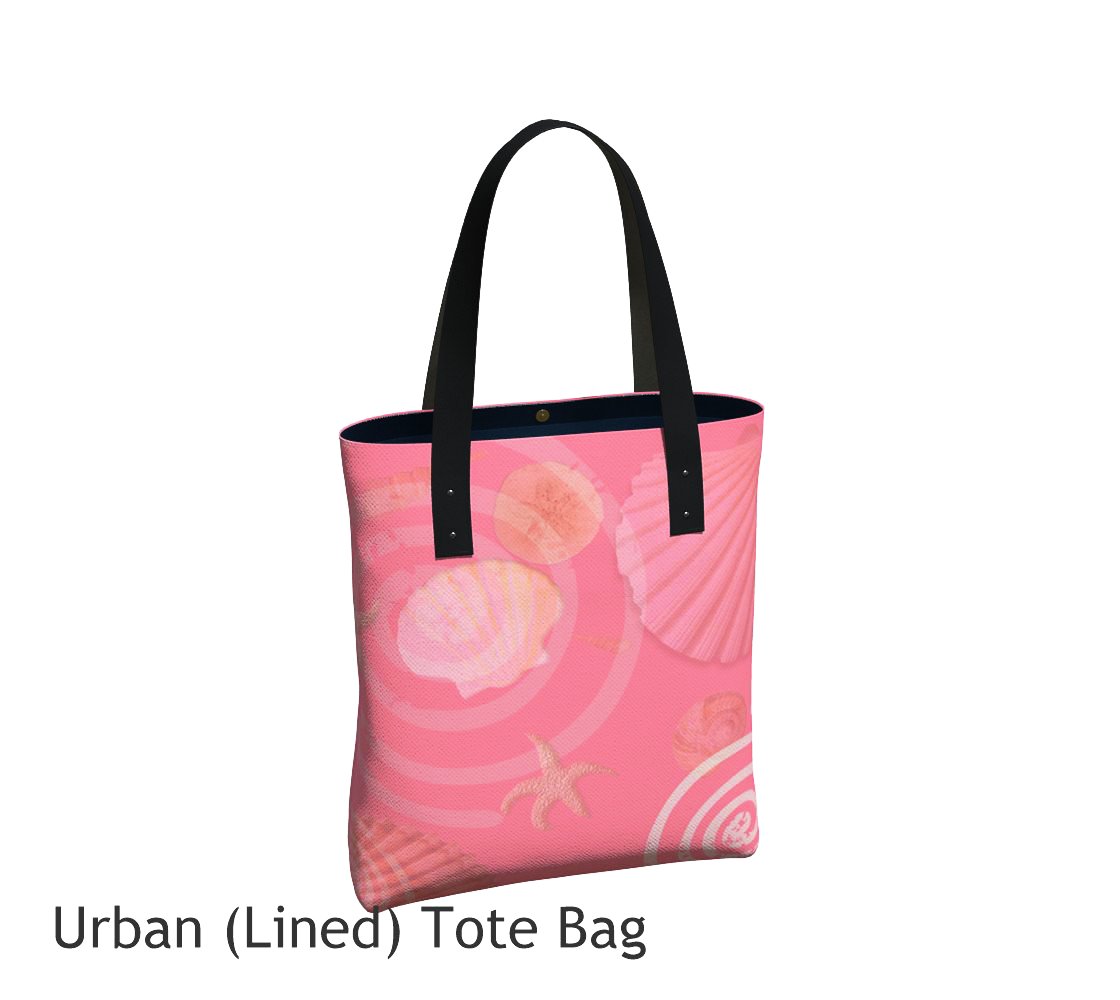 Island Goddess Rose Basic and Urban Tote Bags featuring printed artwork by Roxy Hurtubise. 