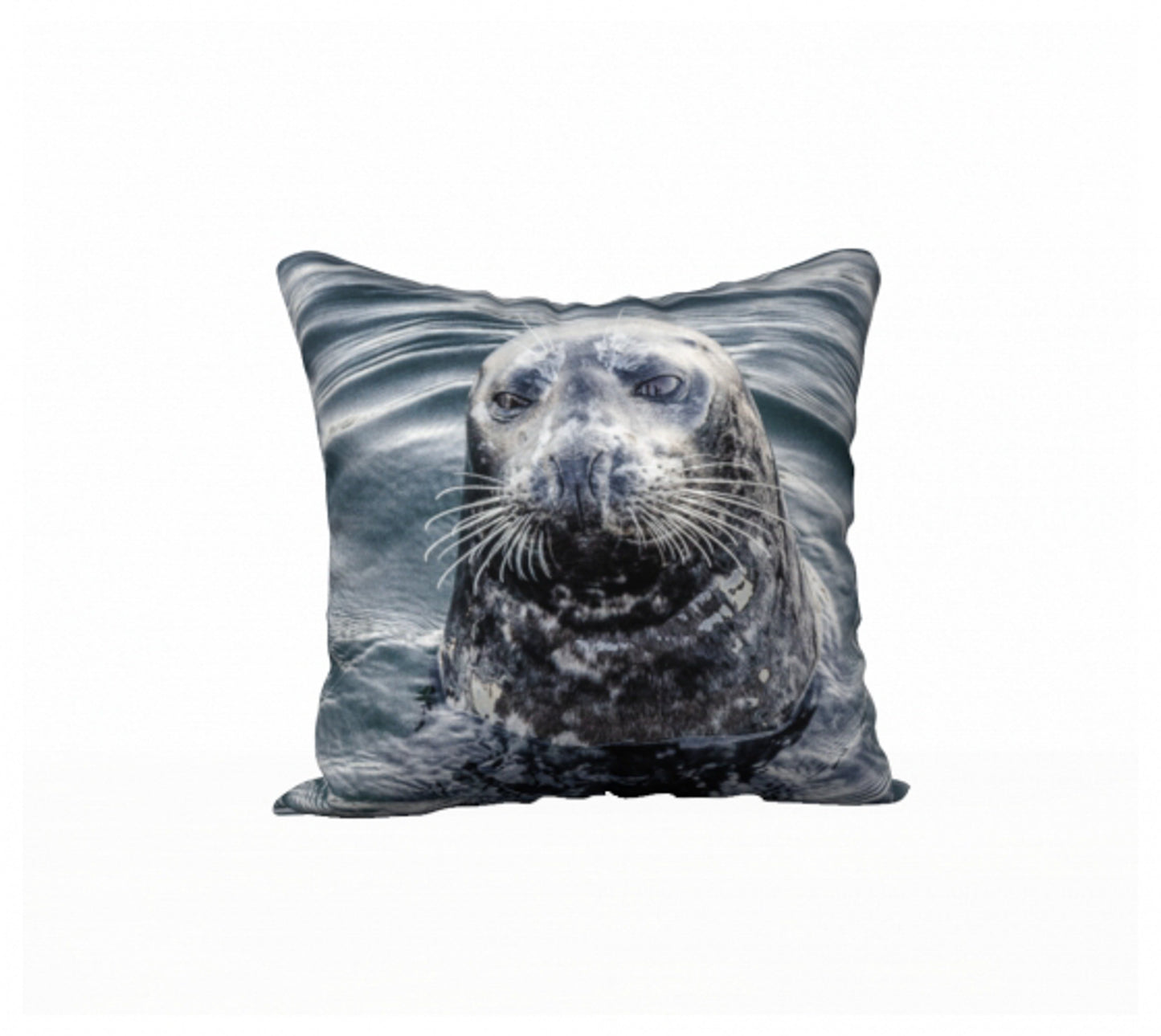 I Love Lucy Seal Nanaimo Harbour 18" x 18" Throw Pillow Cover