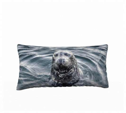 I Love Lucy Seal Nanaimo Harbour 24" x 12" Throw Pillow Cover