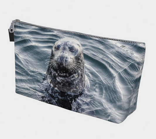 I Love Lucy the Seal Vancouver Island Makeup Travel Bag