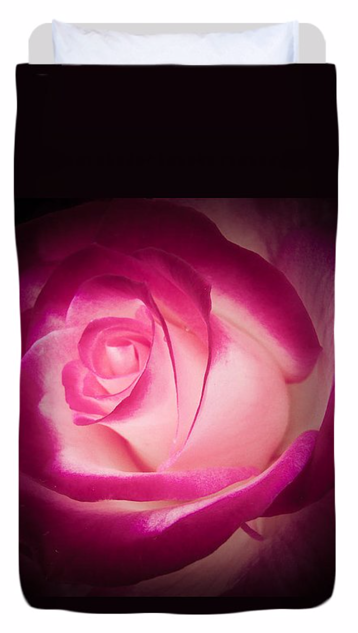 Illuminated Rose Microfibre Duvet Cover
