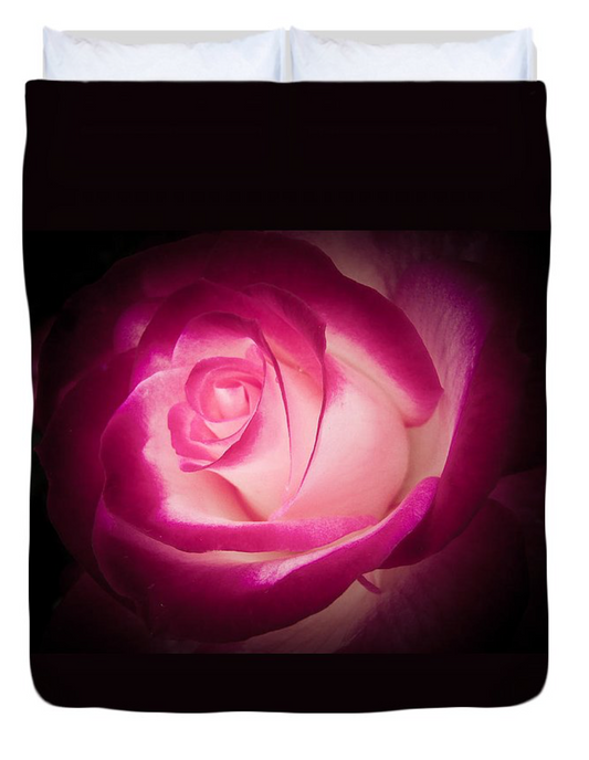 Illuminated Rose Microfibre Duvet Cover