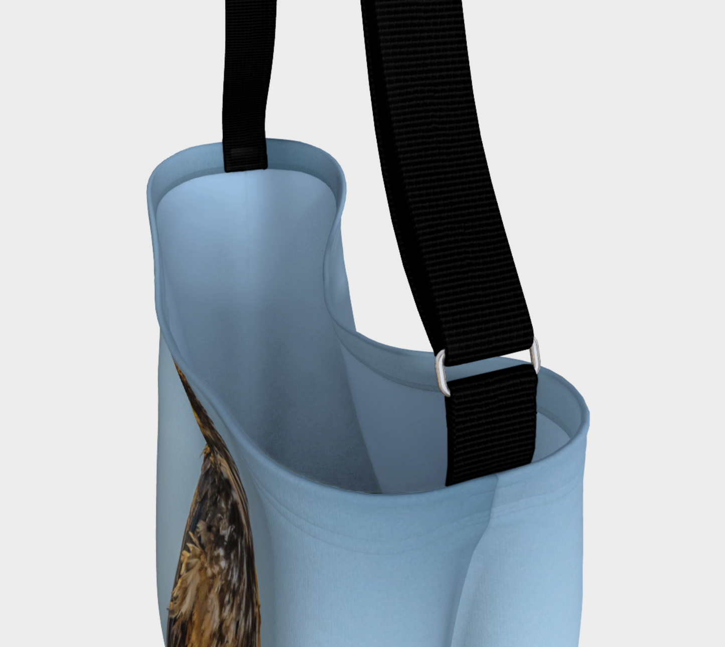 Interior of the Eye on You Eagle Day Tote