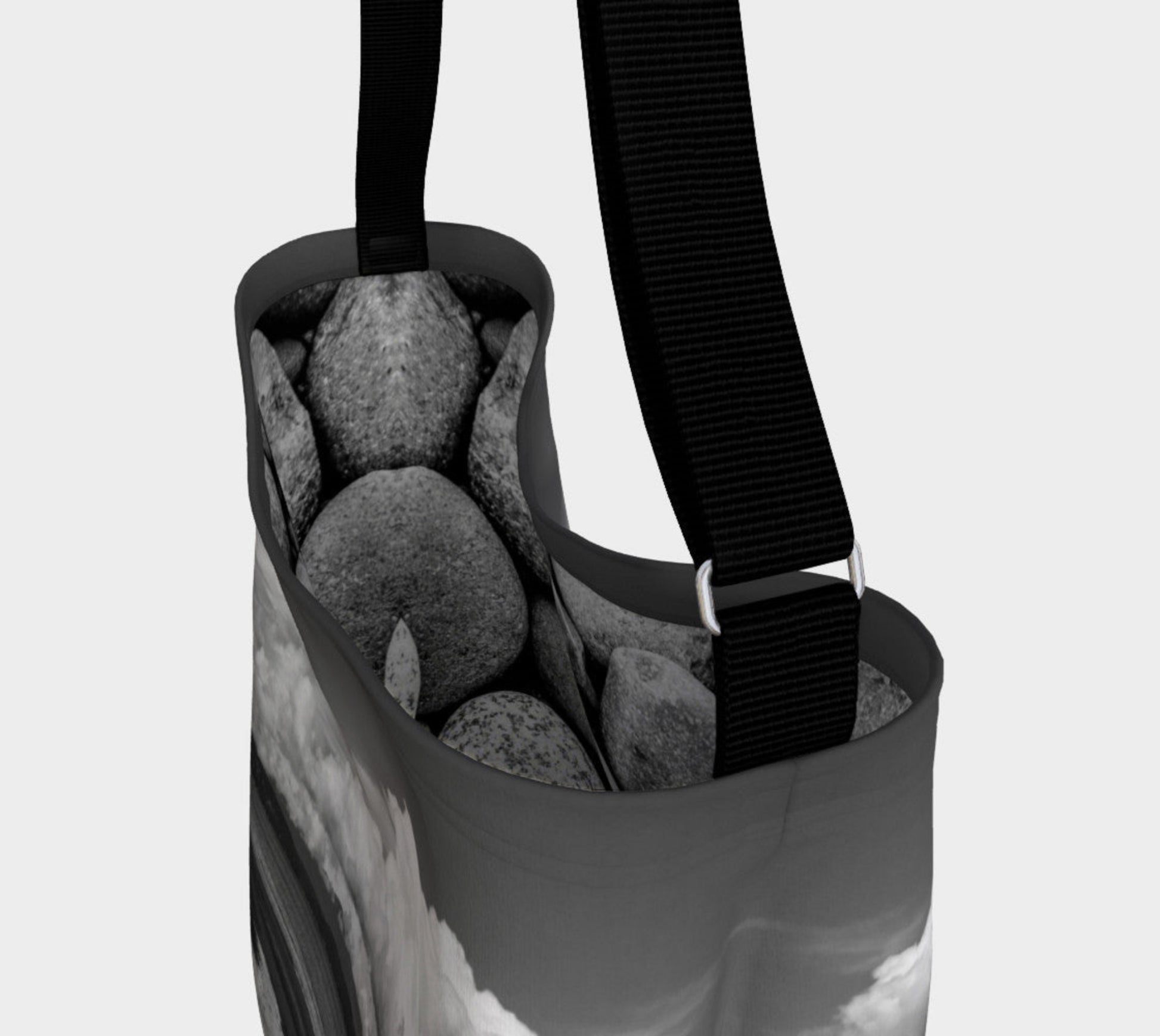 Parksville Beach Day Tote Van Isle Goddess ultimate tote bag!   Adjustable strap for comfort, the tote is made from soft and supple neoprene that stretches to fit whatever you can put in it!  