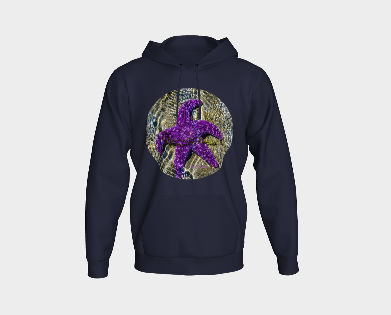 Last Day In May Starfish Unisex Pullover Hoodie Your Van Isle Goddess unisex pullover hoodie is a great classic hoodie!  Created with state of the art tri-tex material which is a non-shrink poly middle encased in two layers of ultra soft cotton face and lining.