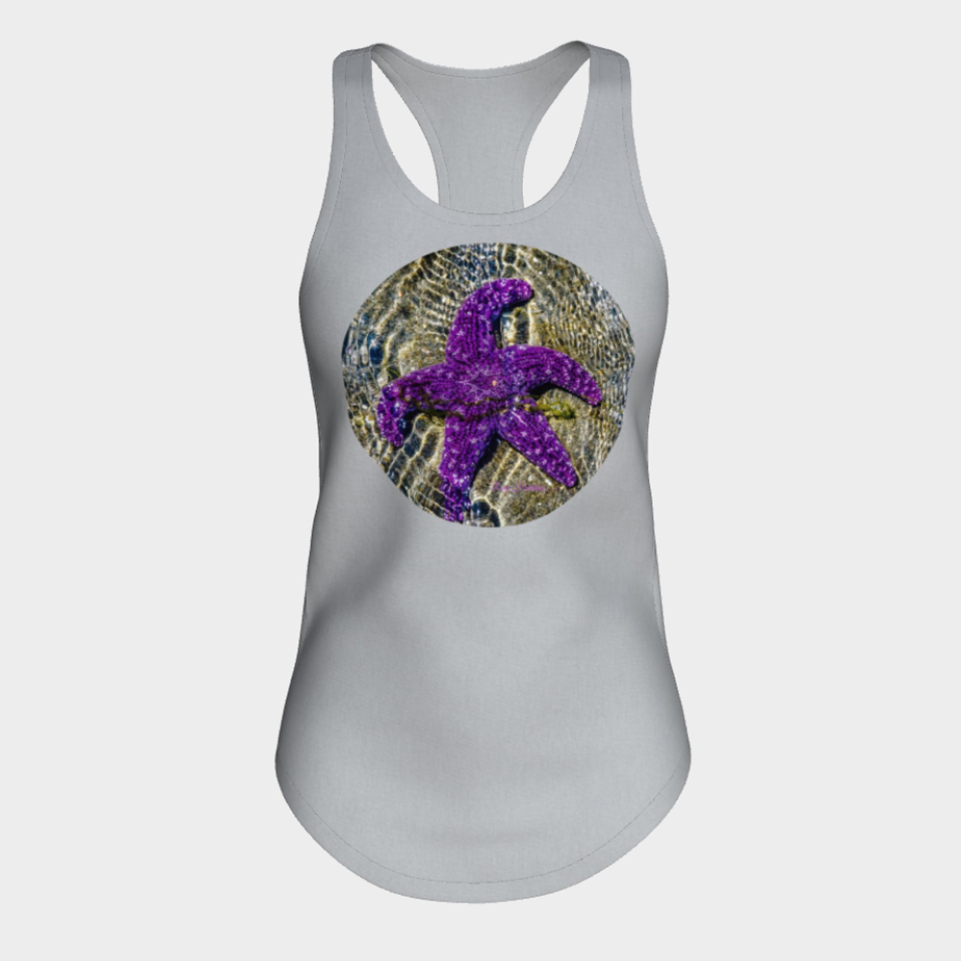 Last Day In May Starfish Racerback Tank Top  Excellent choice for the summer or for working out. 