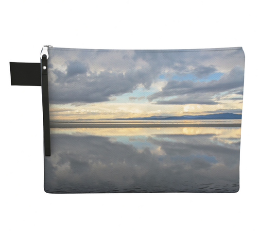 Light Language Parksville Beach Zipper Carry All by Vanislegoddess.com available in 4 sizes.