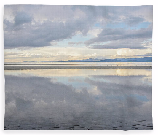 Light Language Parksville Beach Fleece Blankets