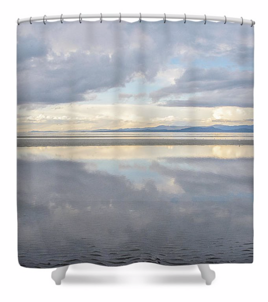 Light Language Parksville Beach Shower Curtain