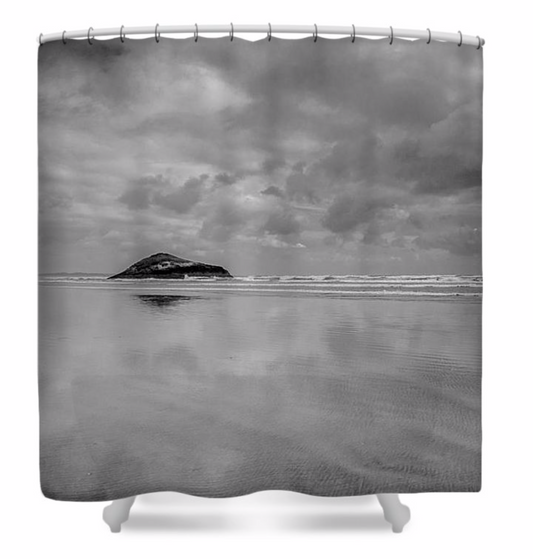 Long Beach Tofino Shower Curtain