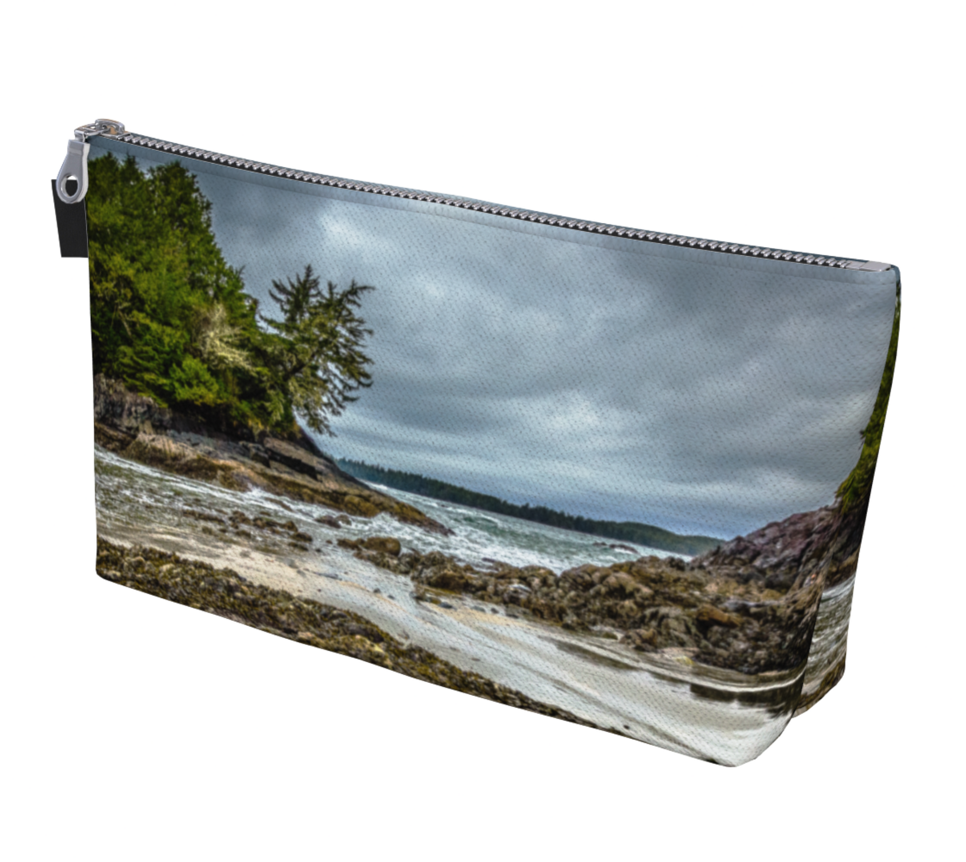 McKenzie Beach Tofino Makeup Bag by  Vanislegoddess.com is available in 2 sizes.