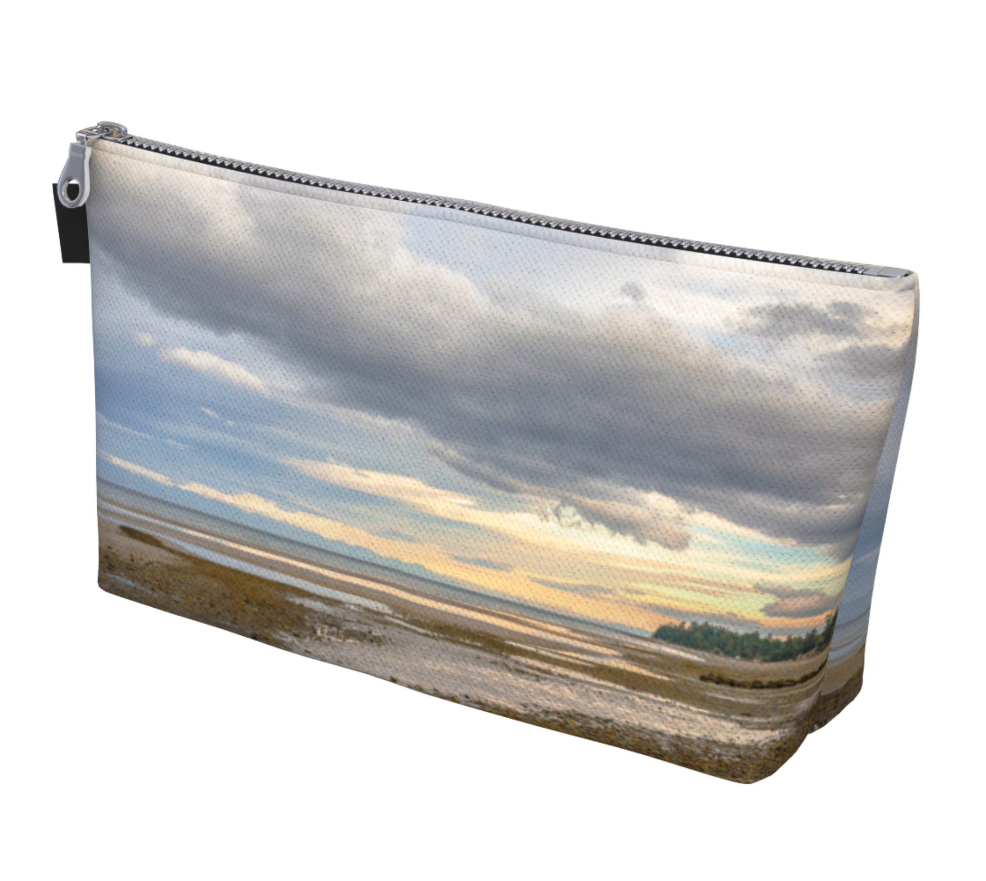 Miracle Beach Makeup Bag by Vanislegoddess.com is available in 2 sizes.