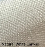 Natural White Canvas fabric selection 