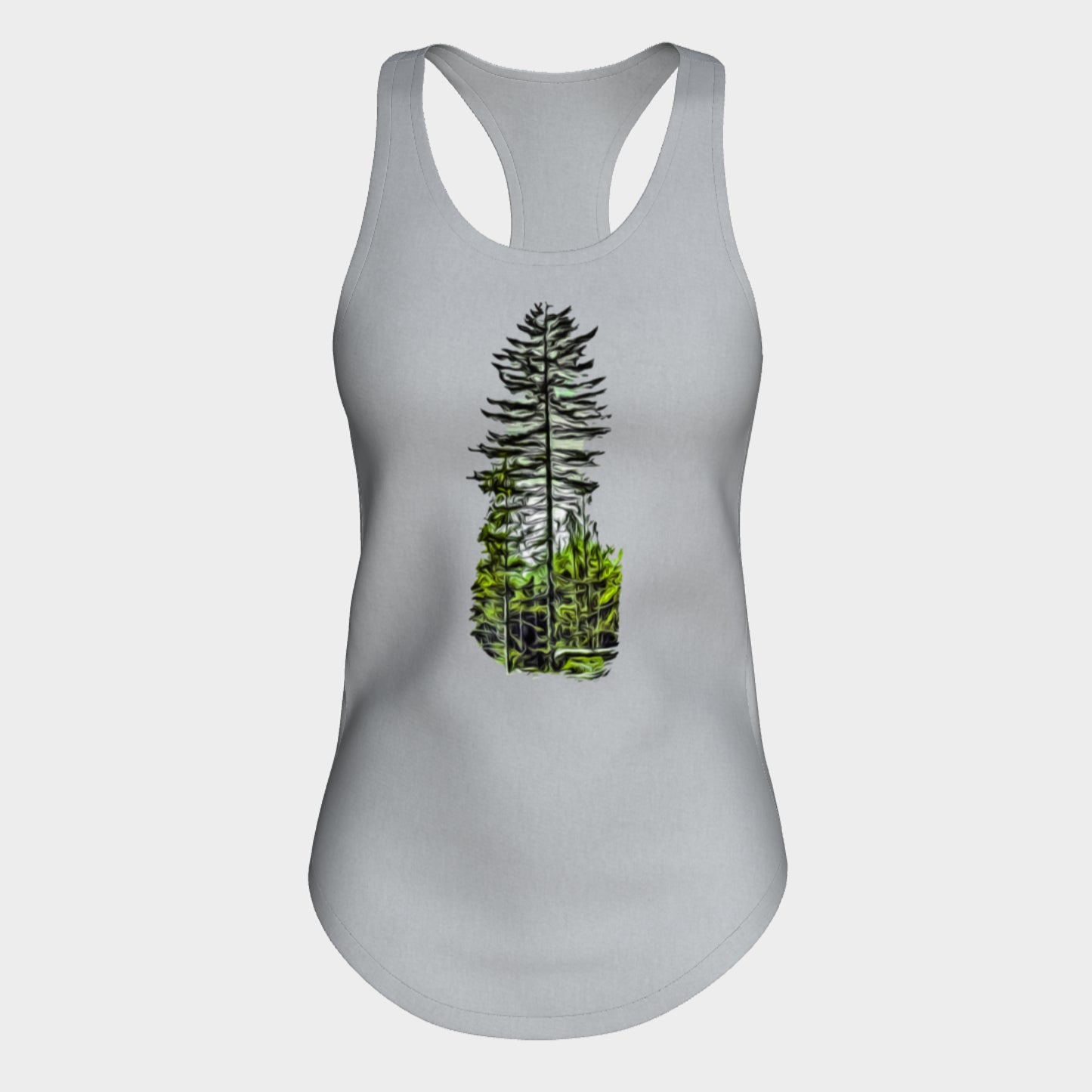 Old Growth Forest Racerback Tank Top