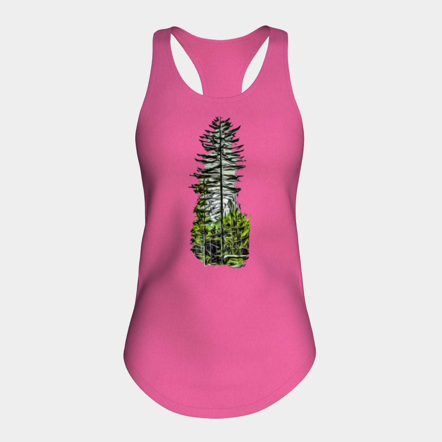 Old Growth Forest Racerback Tank Top