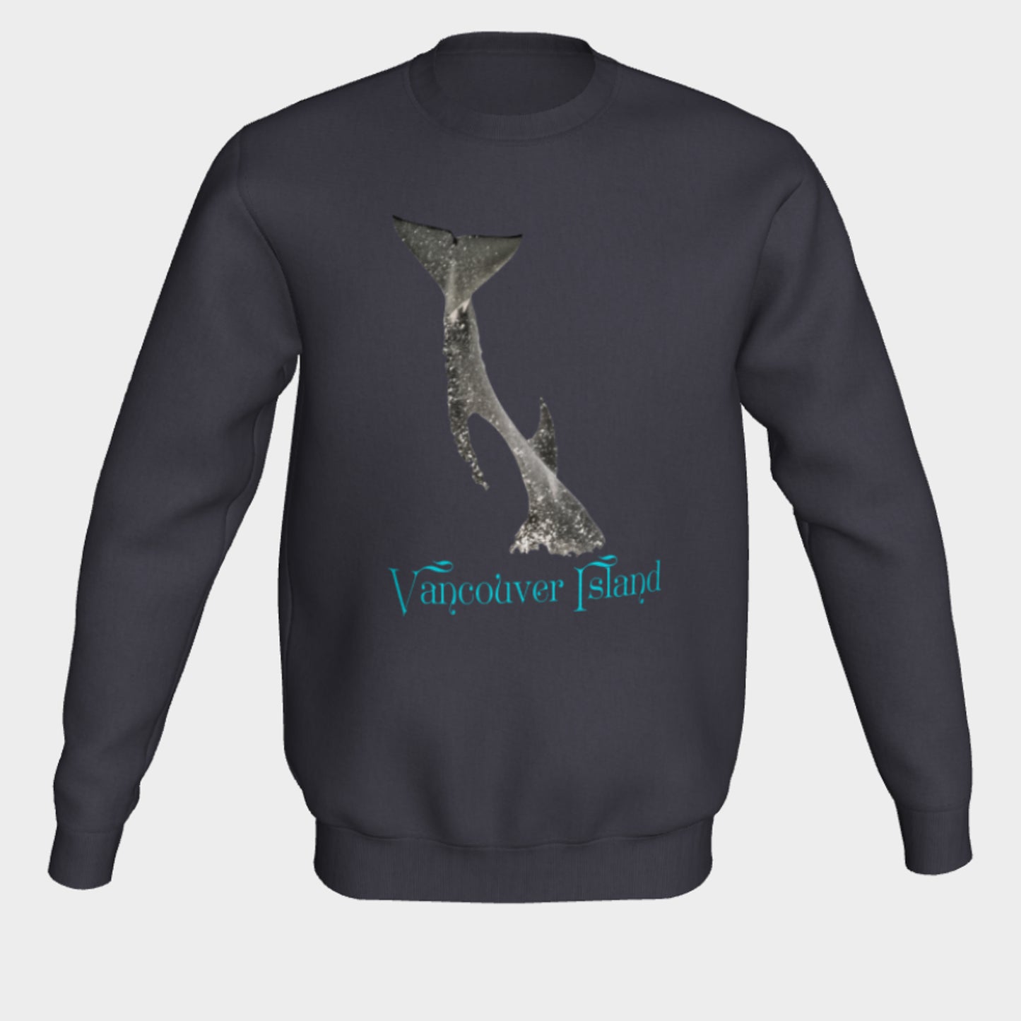 Orca Breach Vancouver Island Crewneck Sweatshirt What’s better than a super cozy sweatshirt? A super cozy sweatshirt from Van Isle Goddess!  Super cozy unisex sweatshirt for those chilly days.  Excellent for men or women.   Fit is roomy and comfortable. 