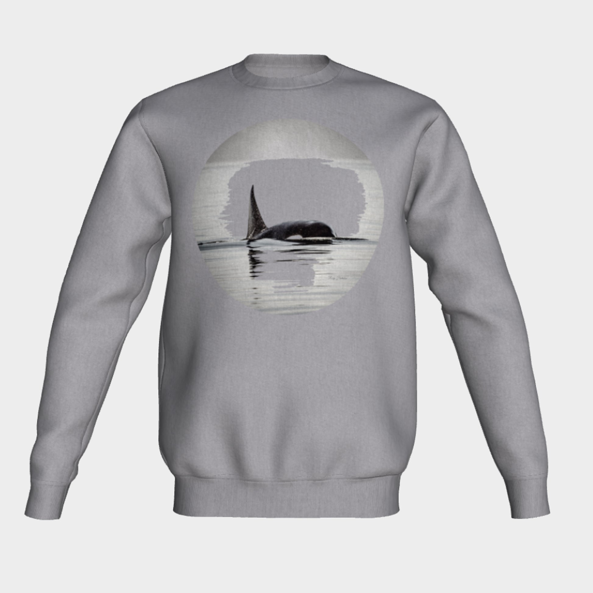 Orca Spray Crewneck Sweatshirt What’s better than a super cozy sweatshirt? A super cozy sweatshirt from Van Isle Goddess!  Super cozy unisex sweatshirt for those chilly days.  Excellent for men or women.   Fit is roomy and comfortable. 