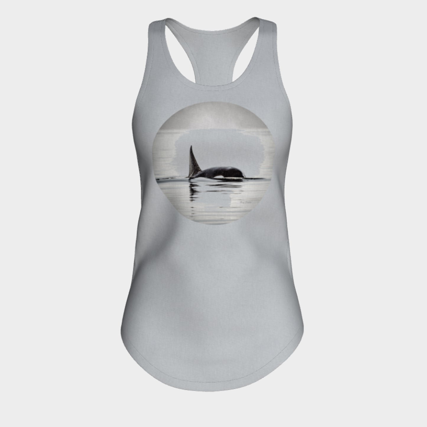 Orca Spray Racerback Tank Top  Excellent choice for the summer or for working out. 