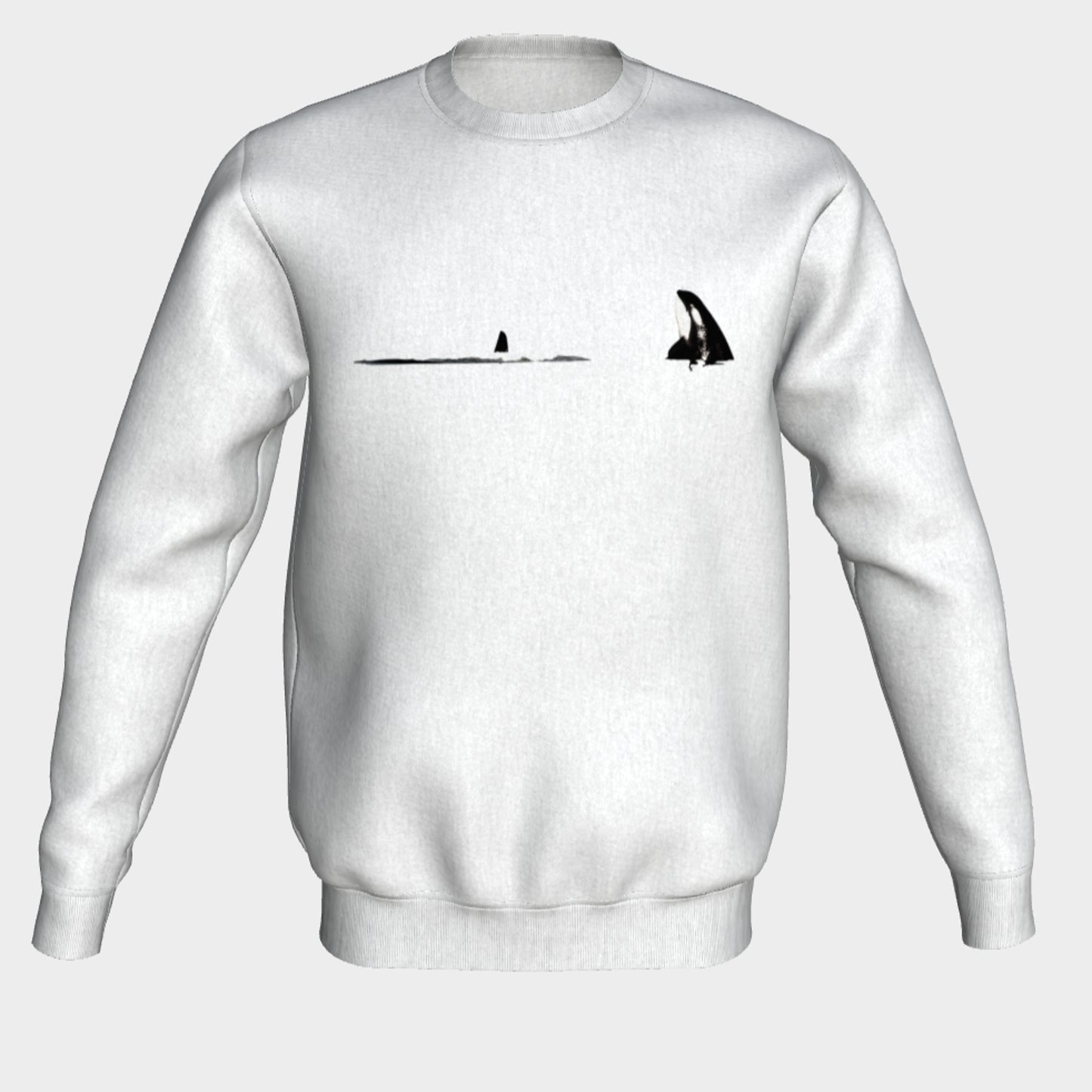 Orca Spy Hop Crewneck Sweatshirt What’s better than a super cozy sweatshirt? A super cozy sweatshirt from Van Isle Goddess!  Super cozy unisex sweatshirt for those chilly days.  Excellent for men or women.   Fit is roomy and comfortable. 