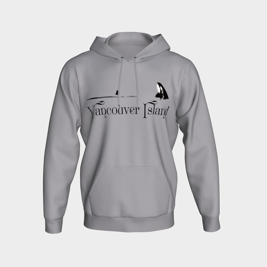 Orca Spy Hop Vancouver Island Unisex Pullover Hoodie Your Van Isle Goddess unisex pullover hoodie is a great classic hoodie!  Created with state of the art tri-tex material which is a non-shrink poly middle encased in two layers of ultra soft cotton face and lining.