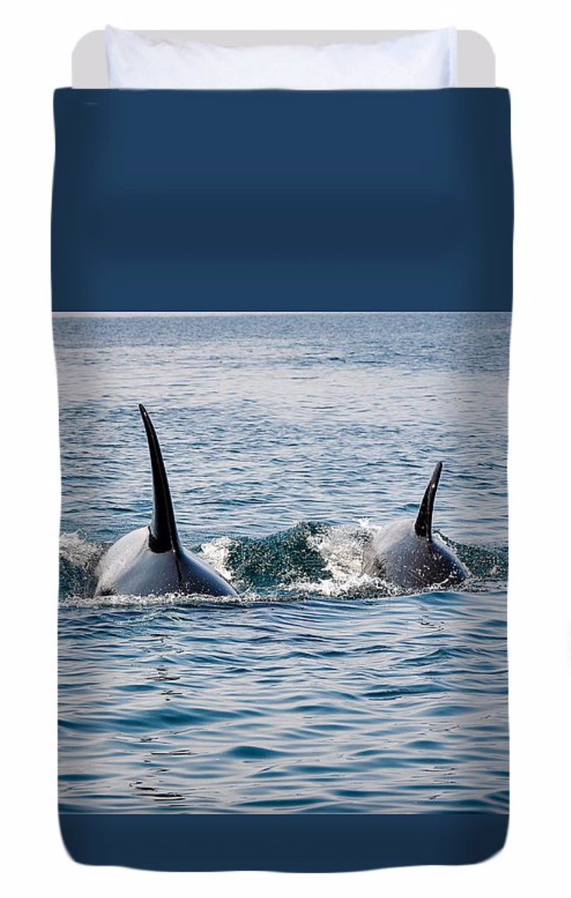 Orca By My Side Microfibre Duvet Cover