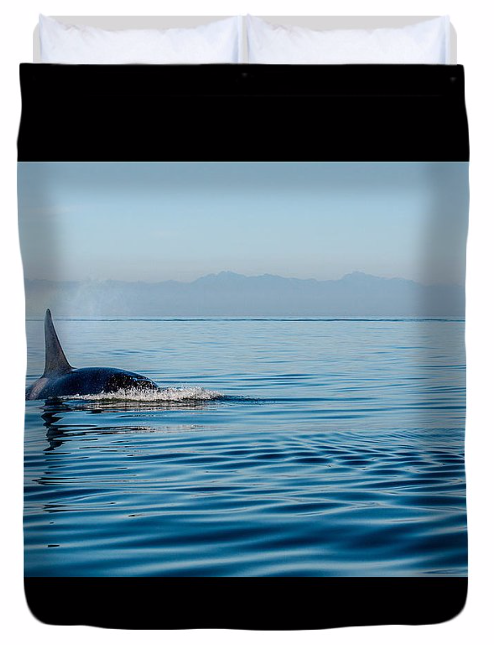 Orca Spray Microfibre Duvet Cover