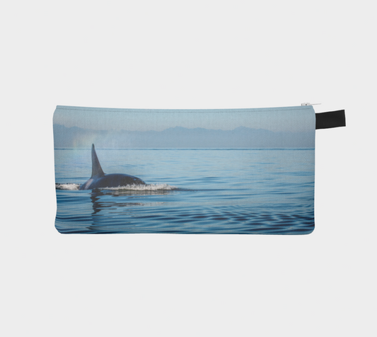 Orca Spray Pencil Case by Roxy Hurtubise vanislegoddess.com