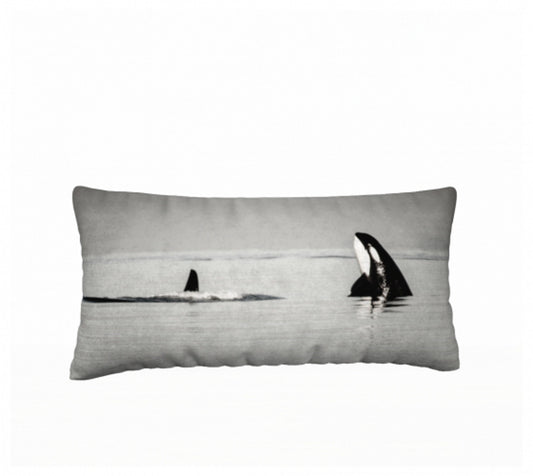 Orca Spy Hop 24" x 12" Pillow Case