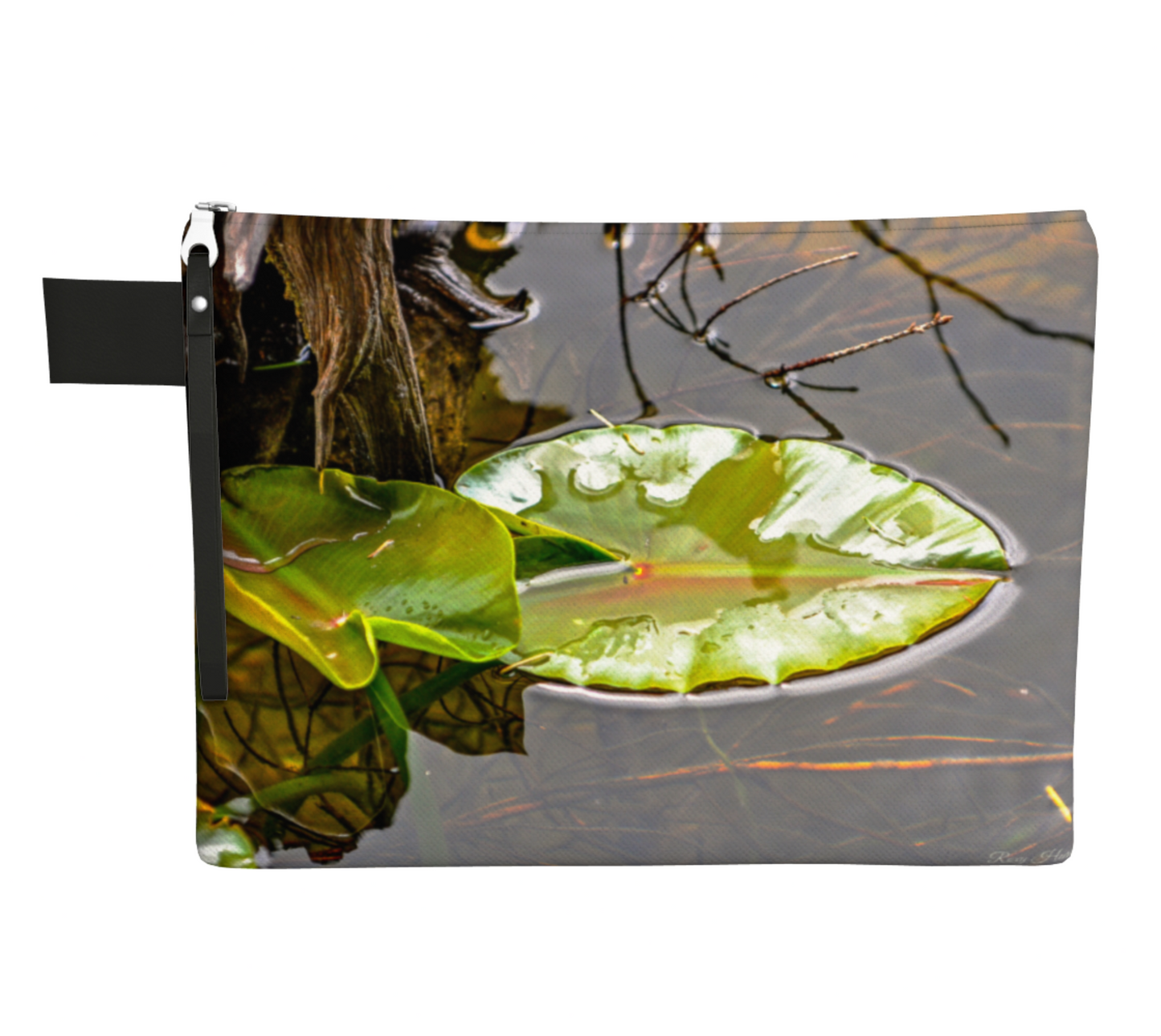 Peaceful Reflections Zipper Carry All by Vanislegoddess.com available in 4 sizes.