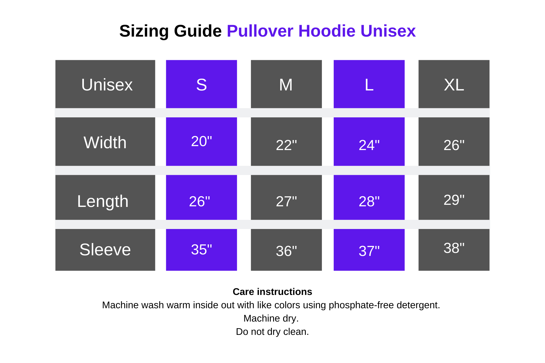Size Guide Wise Owl Unisex Pullover Hoodie Your Van Isle Goddess unisex pullover hoodie is a great classic hoodie!  Created with state of the art tri-tex material which is a non-shrink poly middle encased in two layers of ultra soft cotton face and lining.