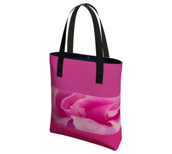 Rose Petal Kiss Basic or Urban Tote Bag