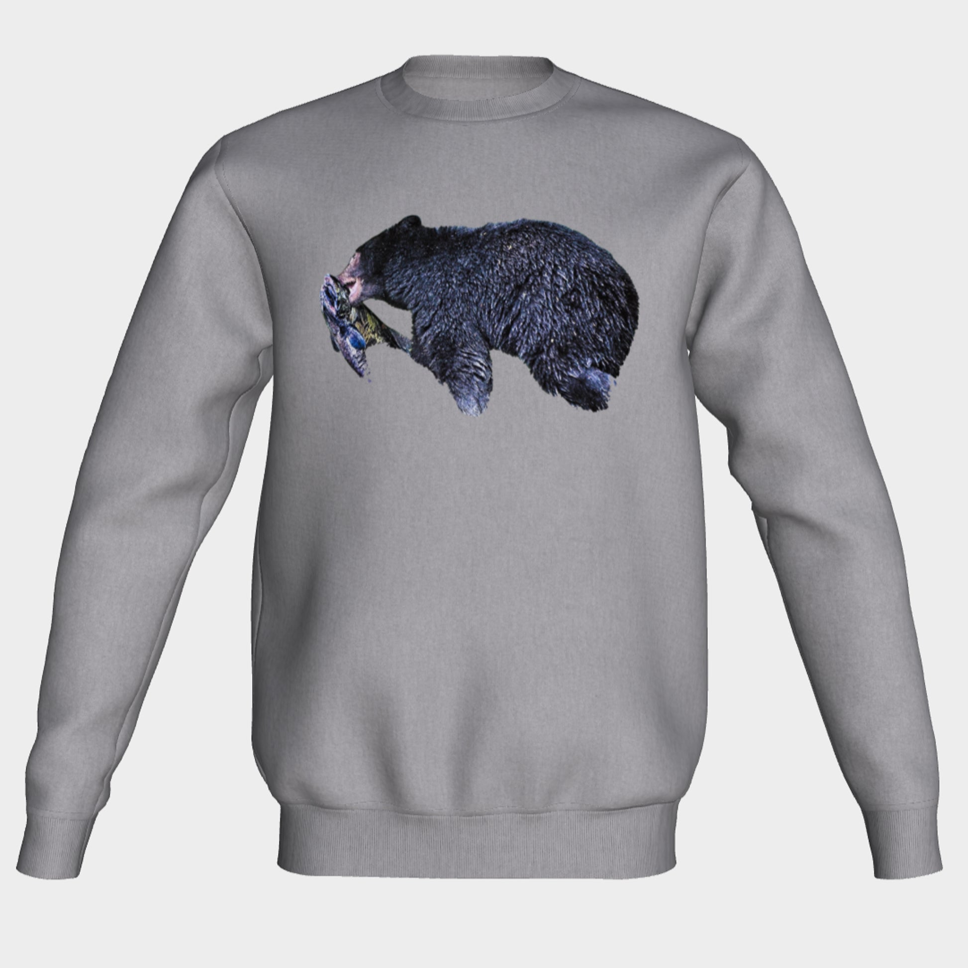 Salmon Seeker Crewneck Sweatshirt What’s better than a super cozy sweatshirt? A super cozy sweatshirt from Van Isle Goddess!  Super cozy unisex sweatshirt for those chilly days.  Excellent for men or women.   Fit is roomy and comfortable. 