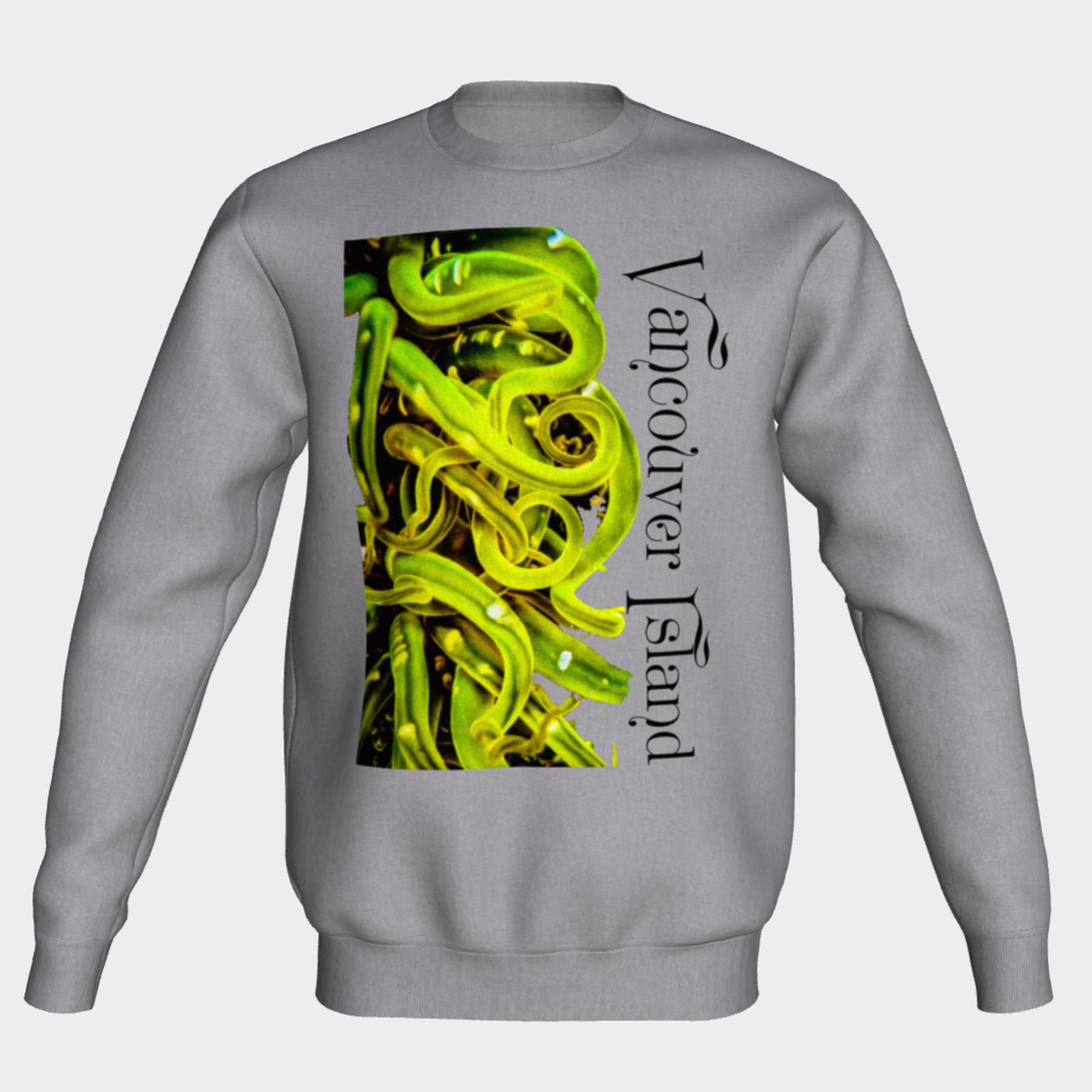 Sea Anemone Vancouver Island Crewneck Sweatshirt What’s better than a super cozy sweatshirt? A super cozy sweatshirt from Van Isle Goddess!  Super cozy unisex sweatshirt for those chilly days.  Excellent for men or women.   Fit is roomy and comfortable. 