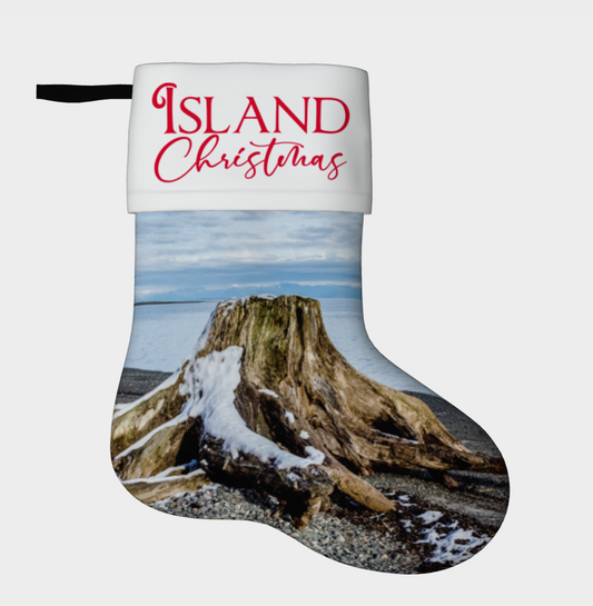 Island Christmas Holiday Stocking