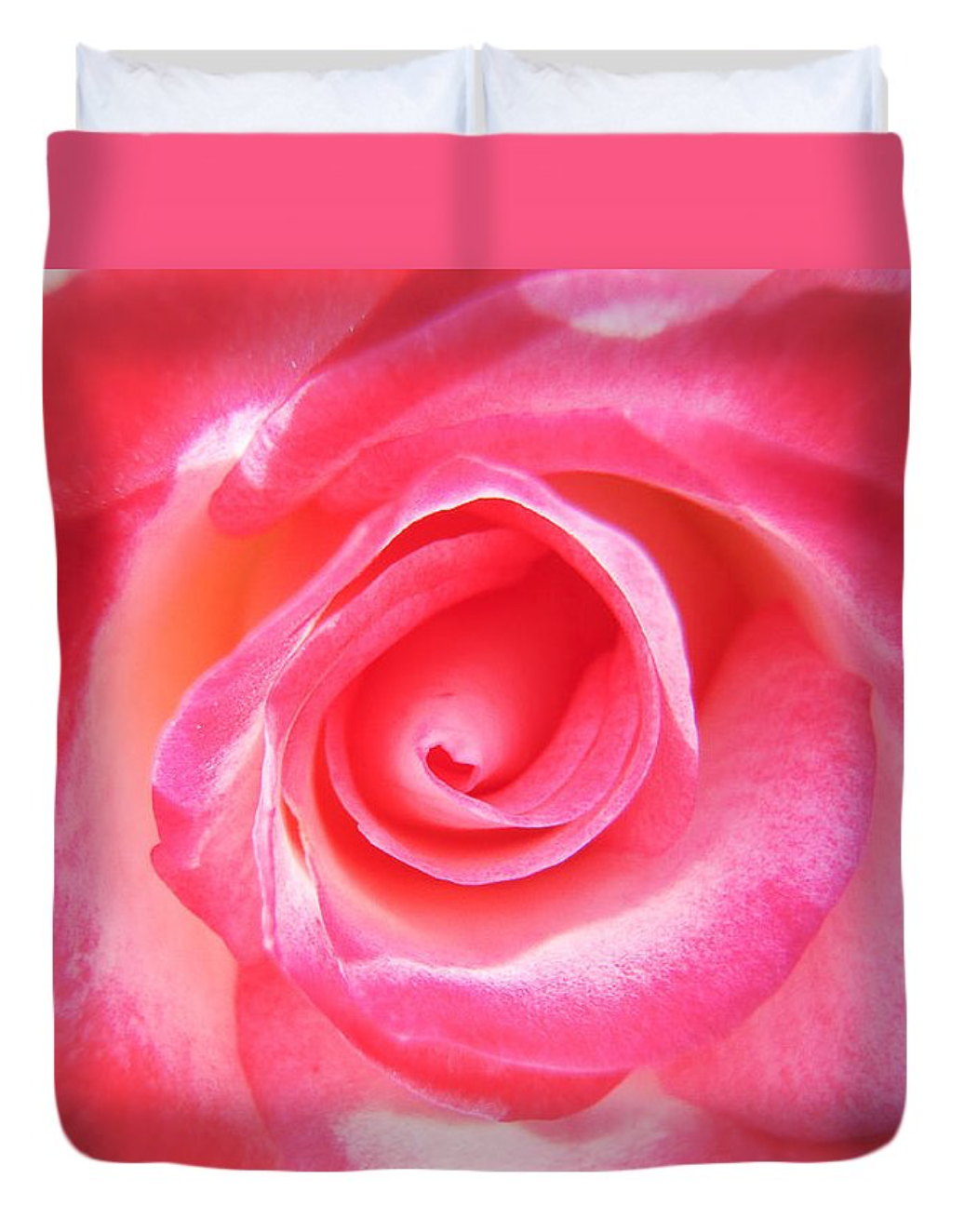 Sparkle Rose Microfibre Duvet Cover