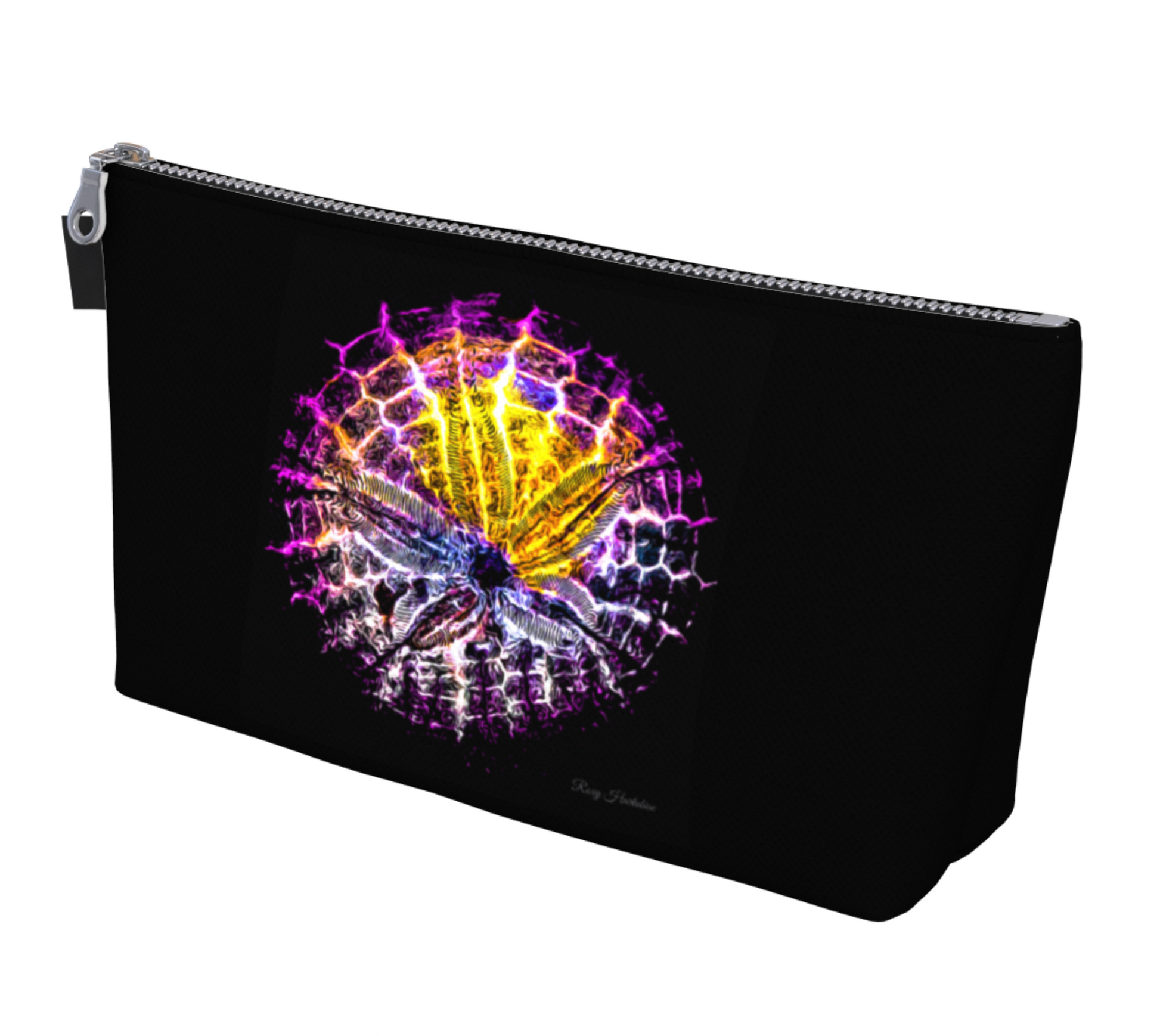 Spotlight Sand Dollar Makeup Bag by Vanislegoddess.com available in 2 sizes.