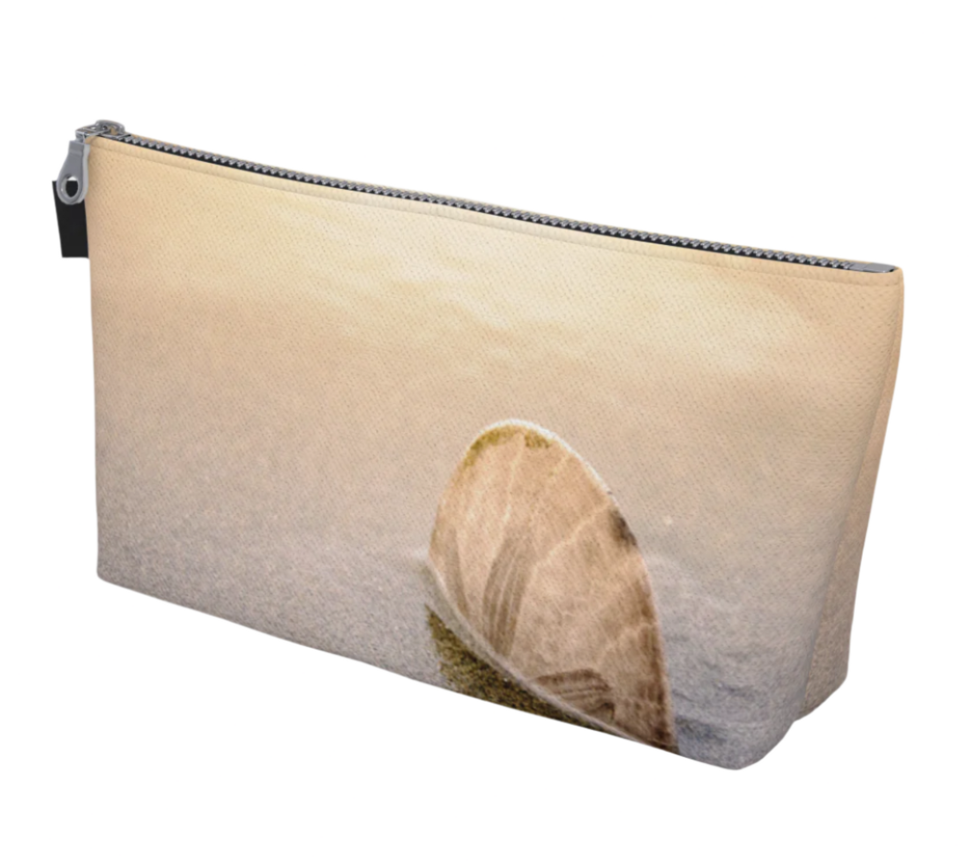 Standing in the Glow Makeup Travel Bag: Radiant Coastal-Inspired Cosmetic Case