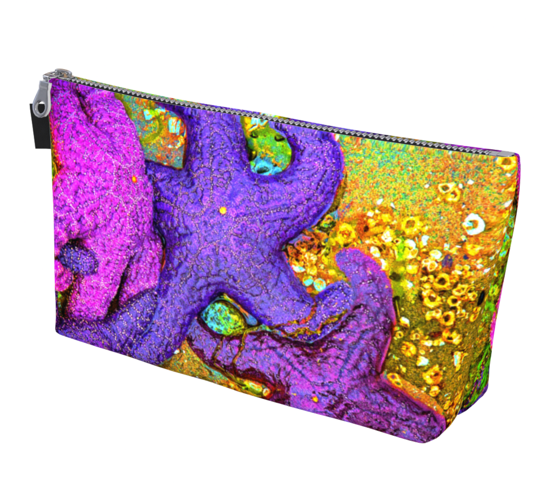 Starfish Cluster Makeup Bag by Vanislegoddess.com available in 2 sizes.